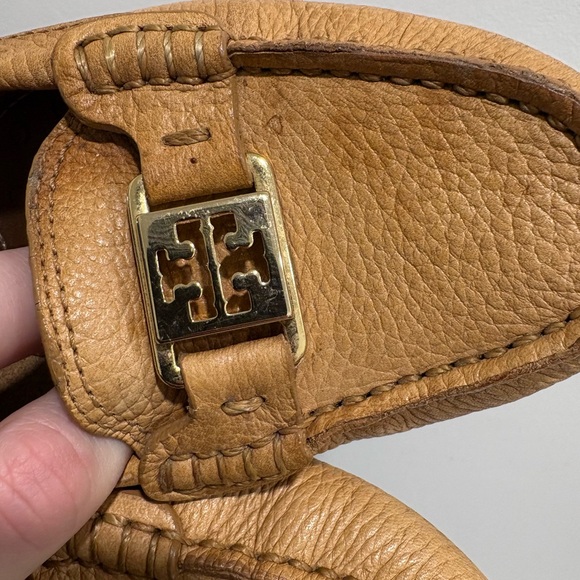 Tory Burch Brown Leather Loafers size 6 women’s READ - Picture 5 of 6